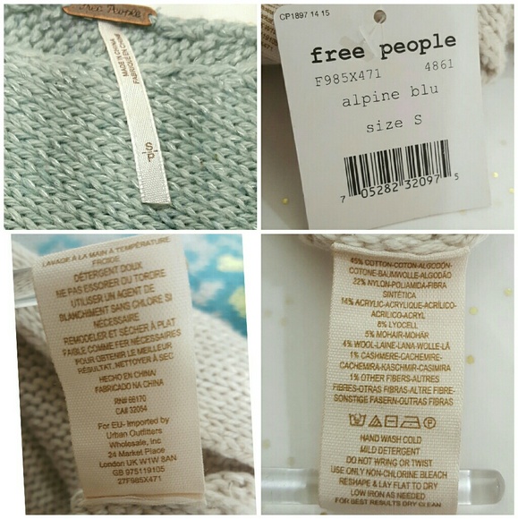 FREE PEOPLE ❤ Heartisle ❤ Off Shoulder Sweater - Picture 7 of 7